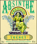French Trenet Absinthe label